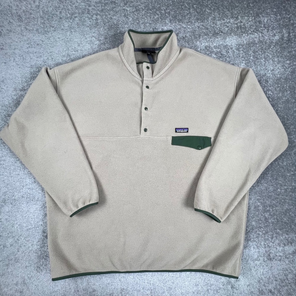 Patagonia Synchilla Snap-T Fleece Pullover 3XL Gorpcore Dad Tan 25450 FA24 Mens
